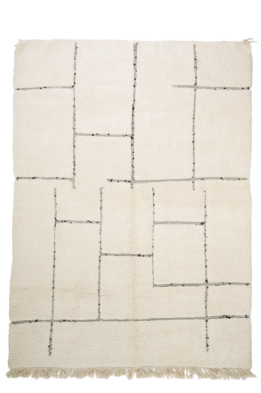 Kelimtæppe Marokkansk berber Beni Ouarain 210 x 295 cm