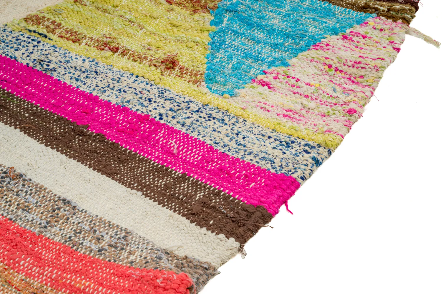 Marokkansk berber tæppe Boucherouite 145 x 260 cm