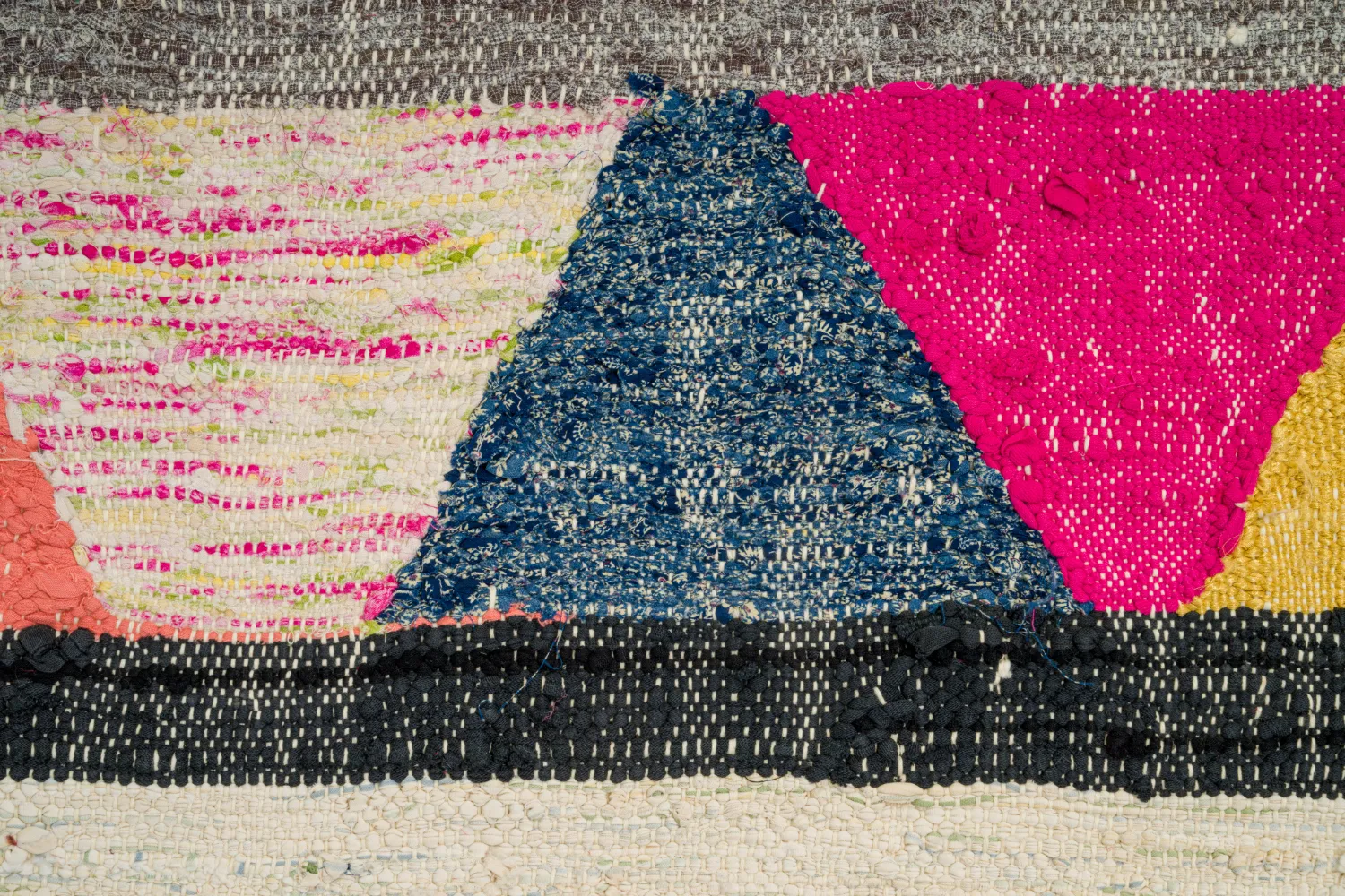 Marokkansk berber tæppe Boucherouite 145 x 260 cm