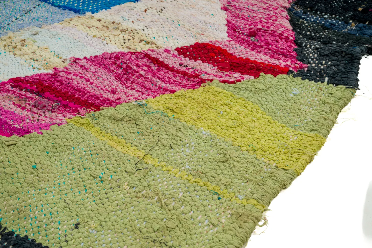 Marokkansk berber tæppe Boucherouite 125 x 240 cm