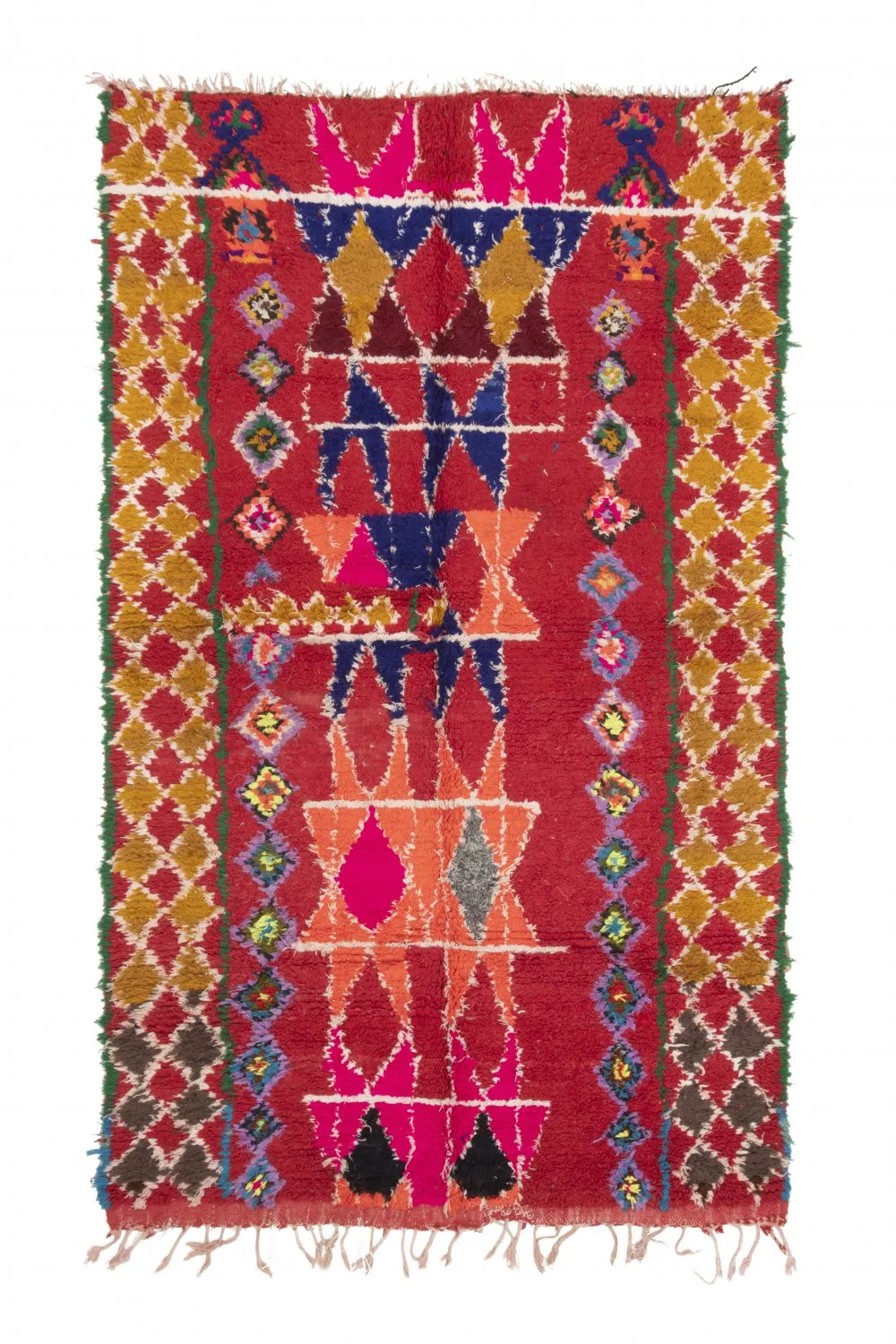 Marokkansk berber tæppe Boucherouite 255 x 150 cm
