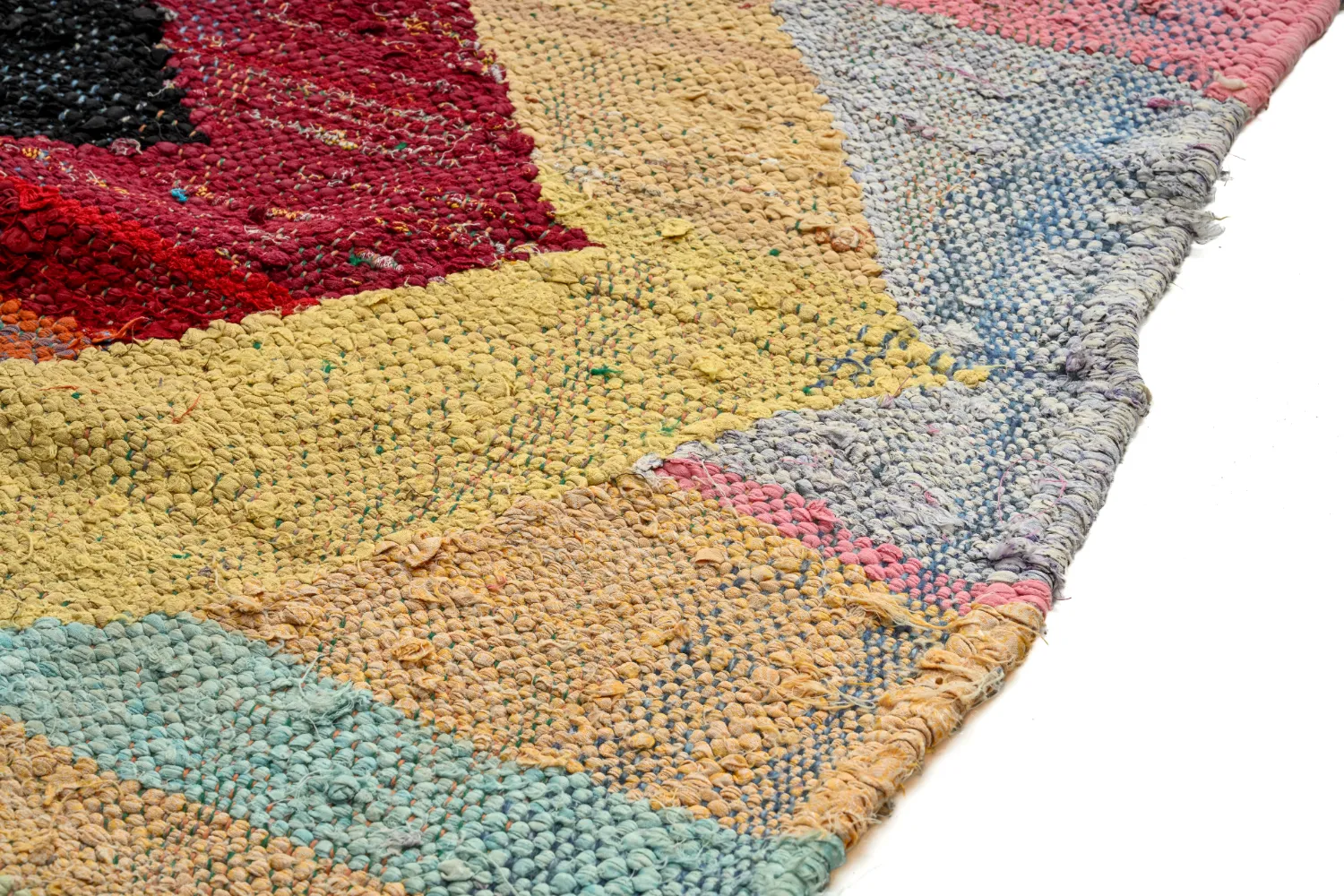 Marokkansk berber tæppe Boucherouite 150 x 300 cm