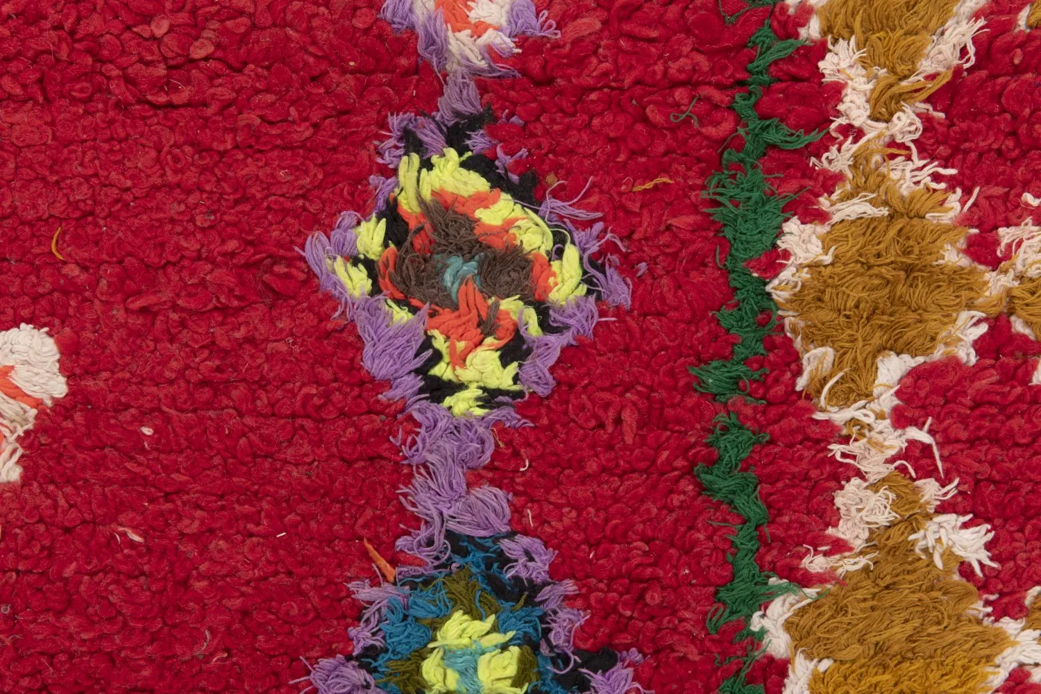 Marokkansk berber tæppe Boucherouite 255 x 150 cm