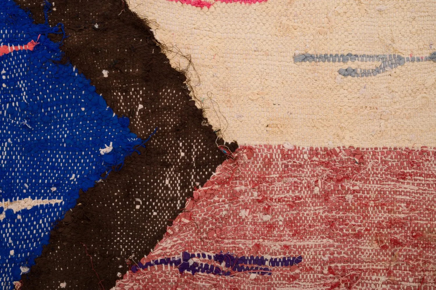 Marokkansk berber tæppe Boucherouite 125 x 240 cm