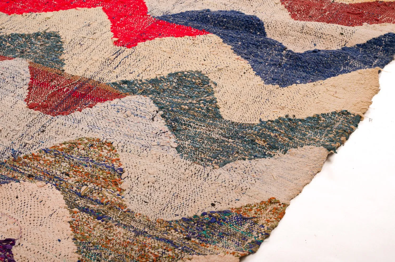 Marokkansk berber tæppe Boucherouite 150 x 285 cm