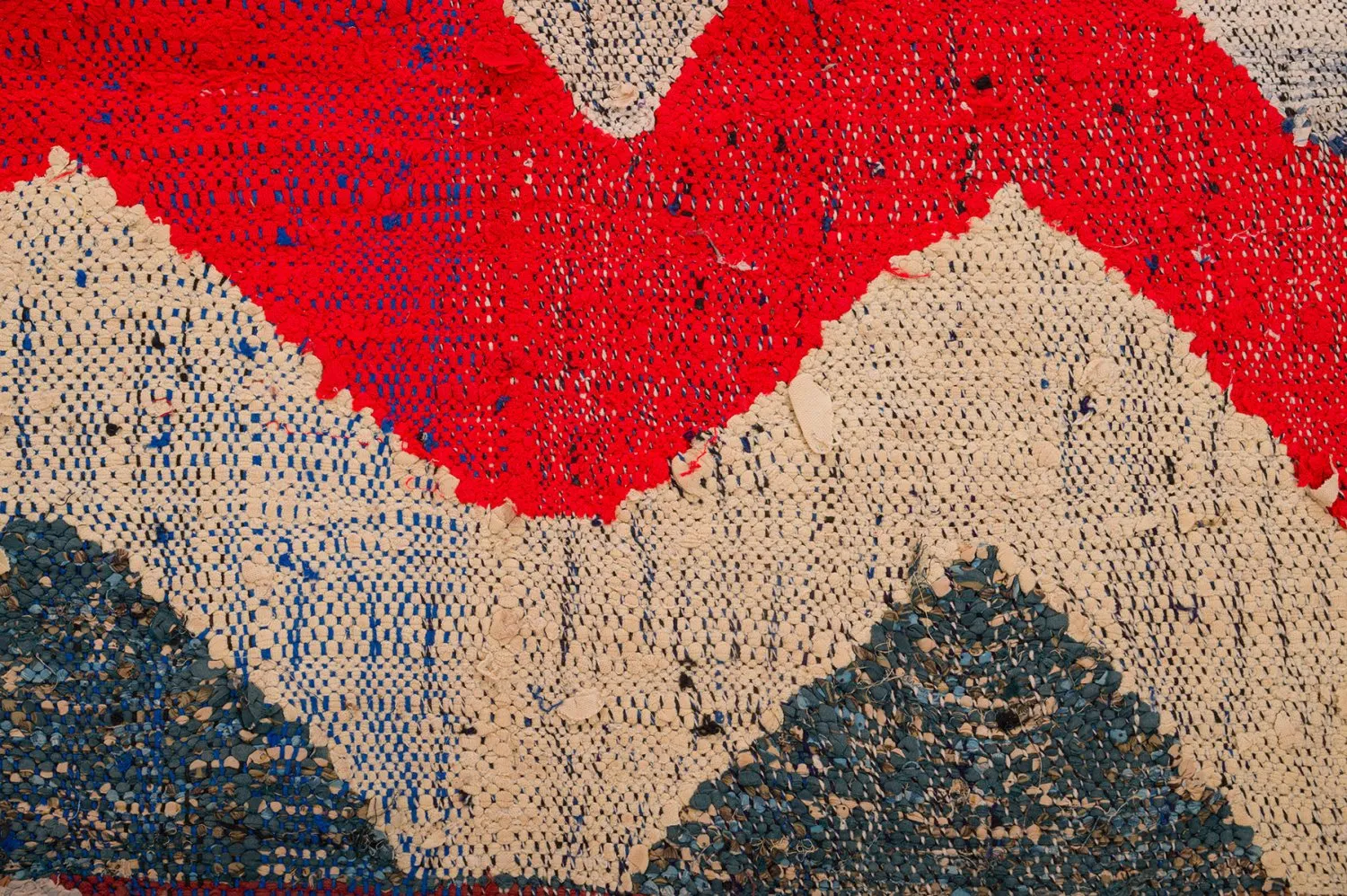 Marokkansk berber tæppe Boucherouite 150 x 285 cm