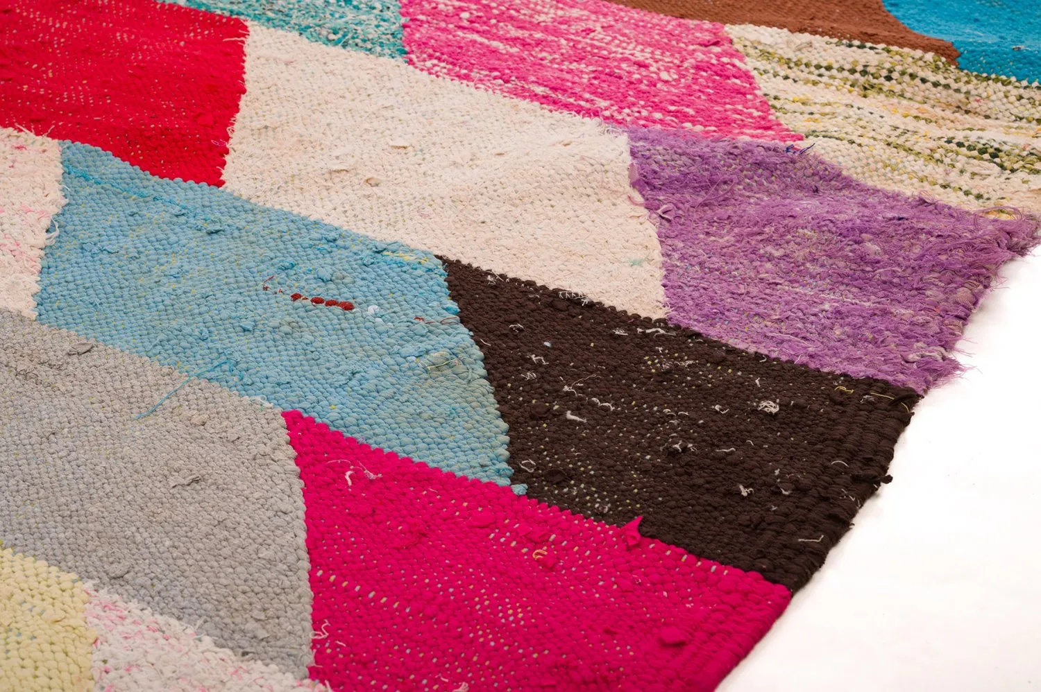 Marokkansk berber tæppe Boucherouite 155 x 280 cm