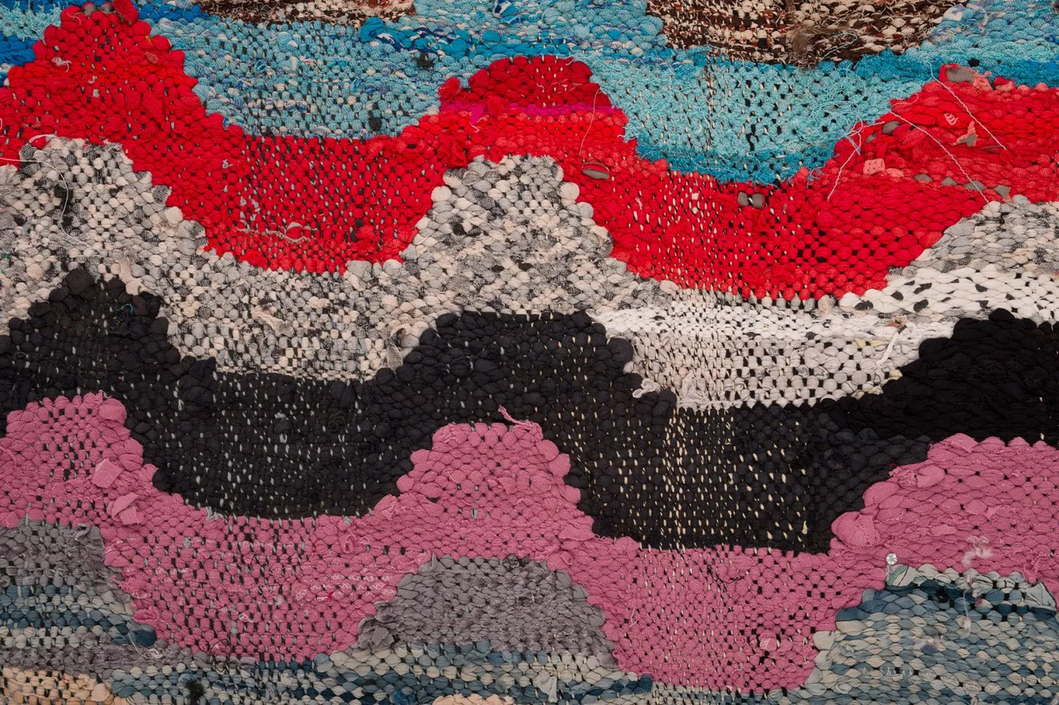 Marokkansk berber tæppe Boucherouite 170 x 270 cm