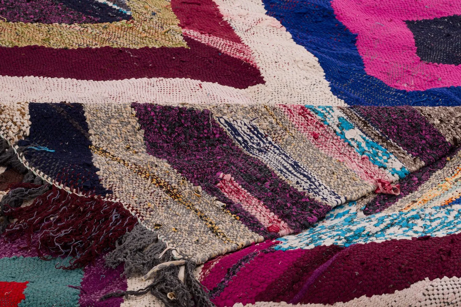 Marokkansk berber tæppe Boucherouite 165 x 270 cm