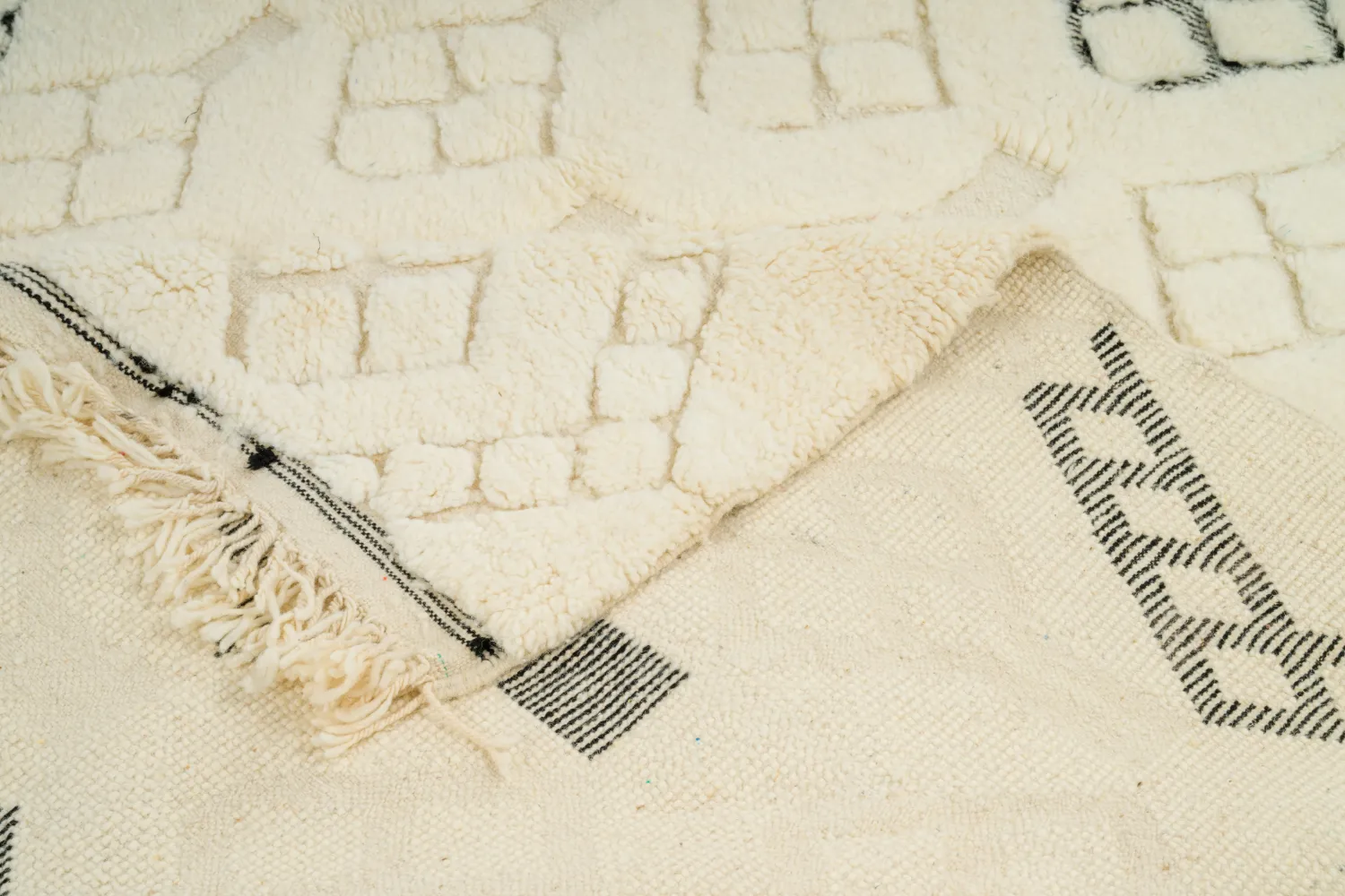 Kelimtæppe Marokkansk berber Beni Ouarain 160 x 260 cm