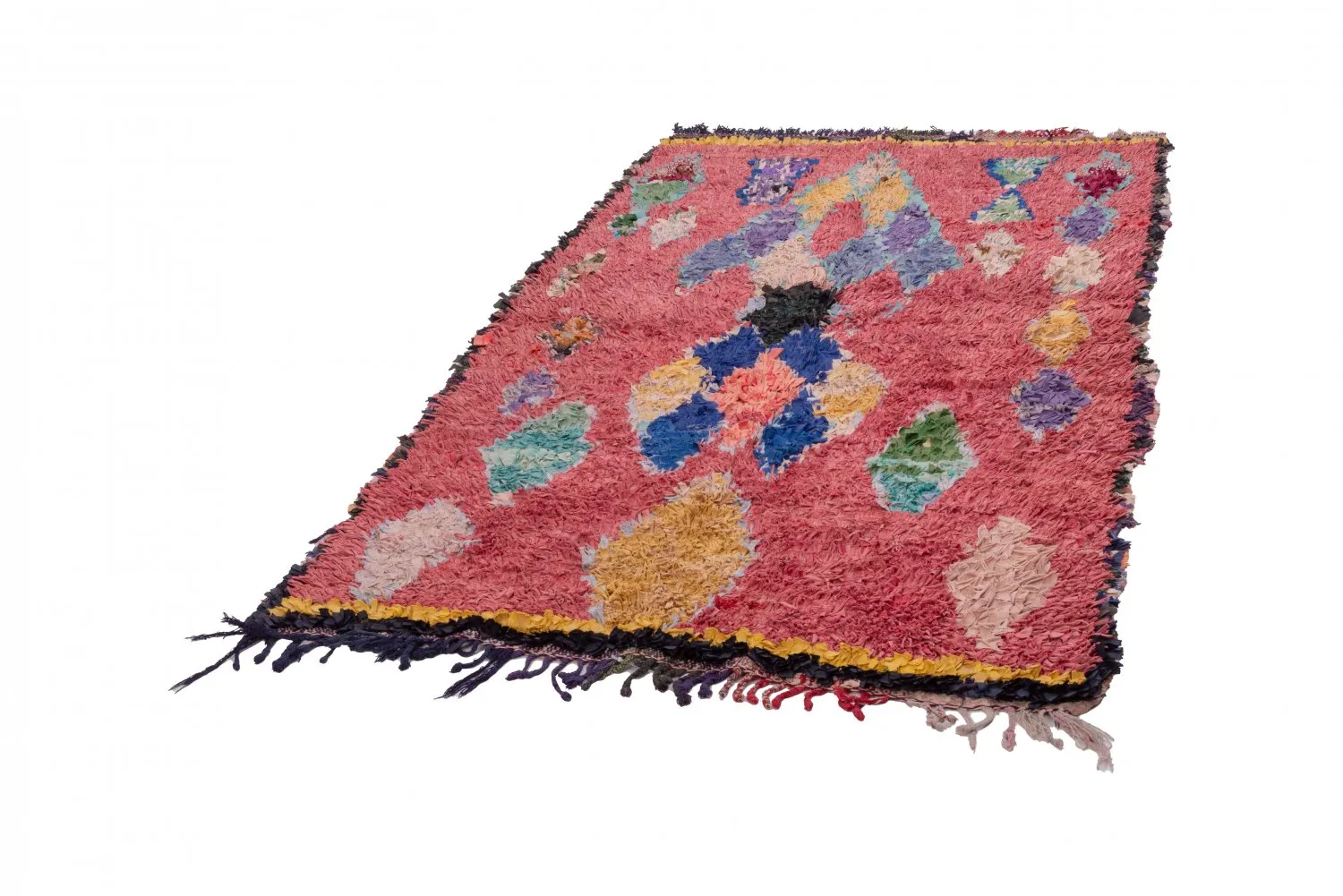 Marokkansk berber tæppe Boucherouite 325 x 130 cm