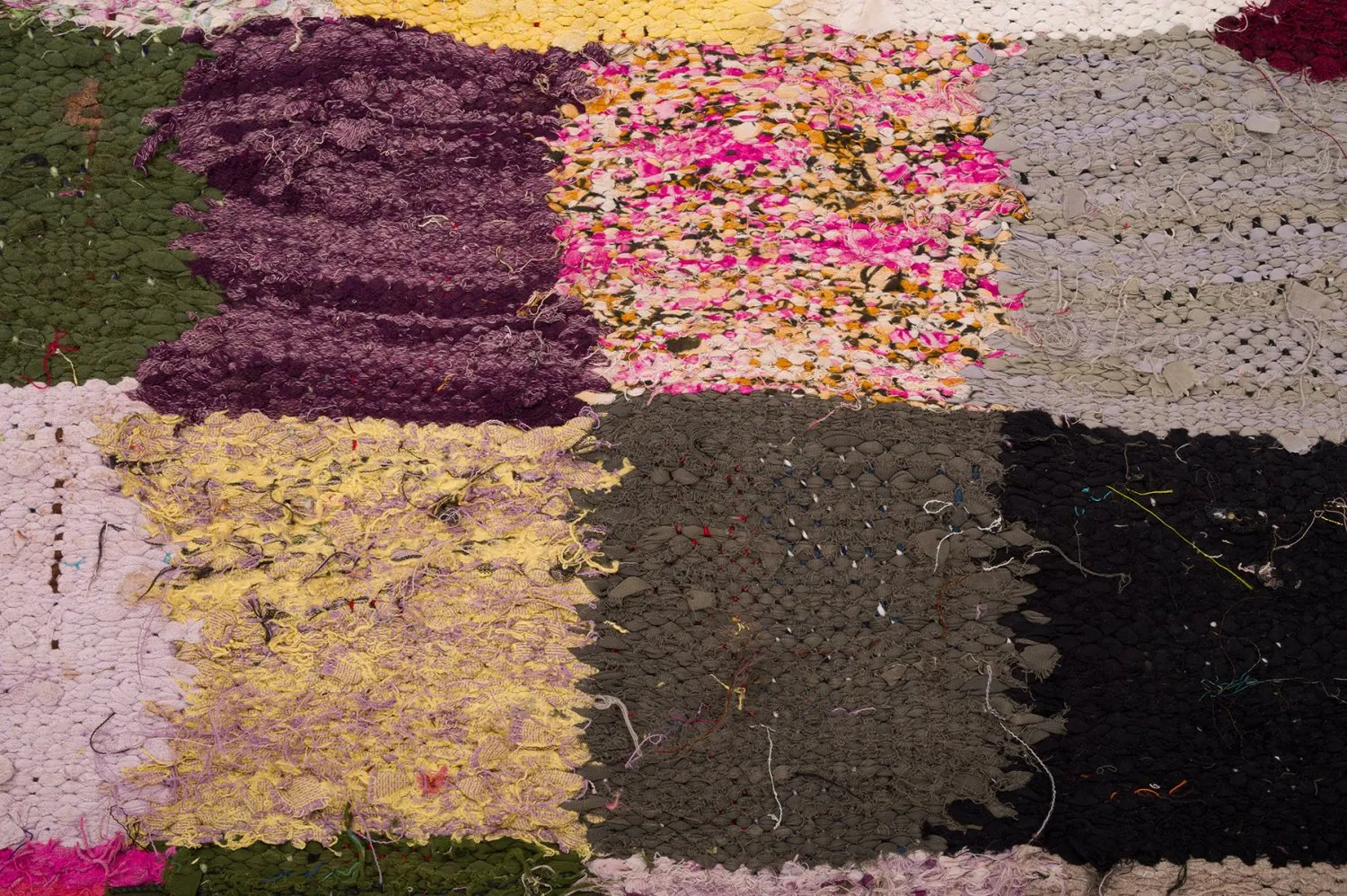 Marokkansk berber tæppe Boucherouite 135 x 275 cm