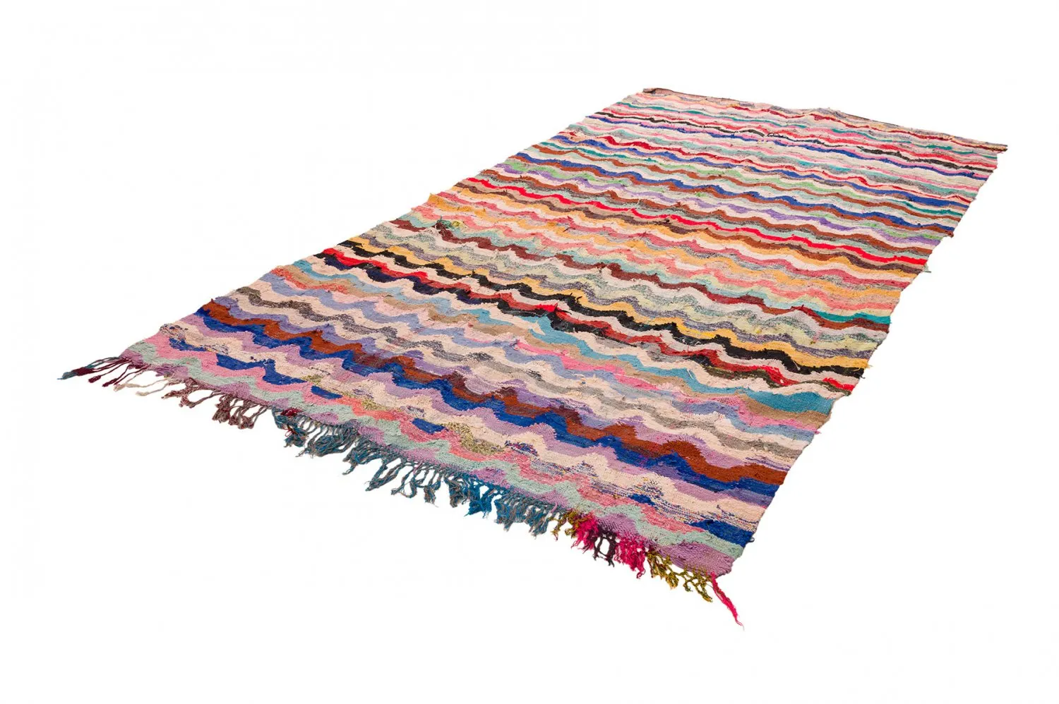 Marokkansk berber tæppe Boucherouite 165 x 335 cm