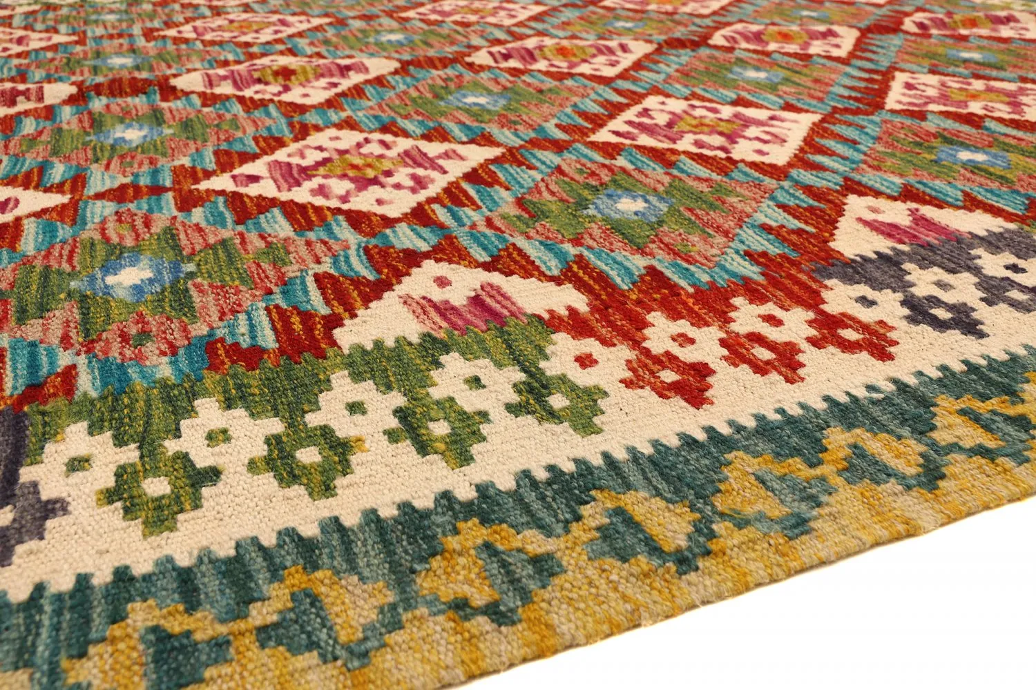 Orientalsk kelimtæppe 201 x 151 cm