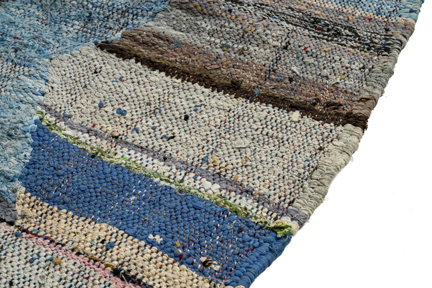 Marokkansk berber tæppe Boucherouite 140 x 255 cm