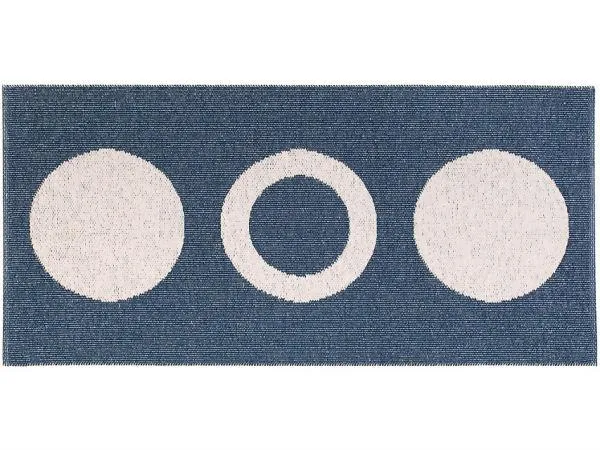 Plasttæpper - Horredstæppet Circle (blå)