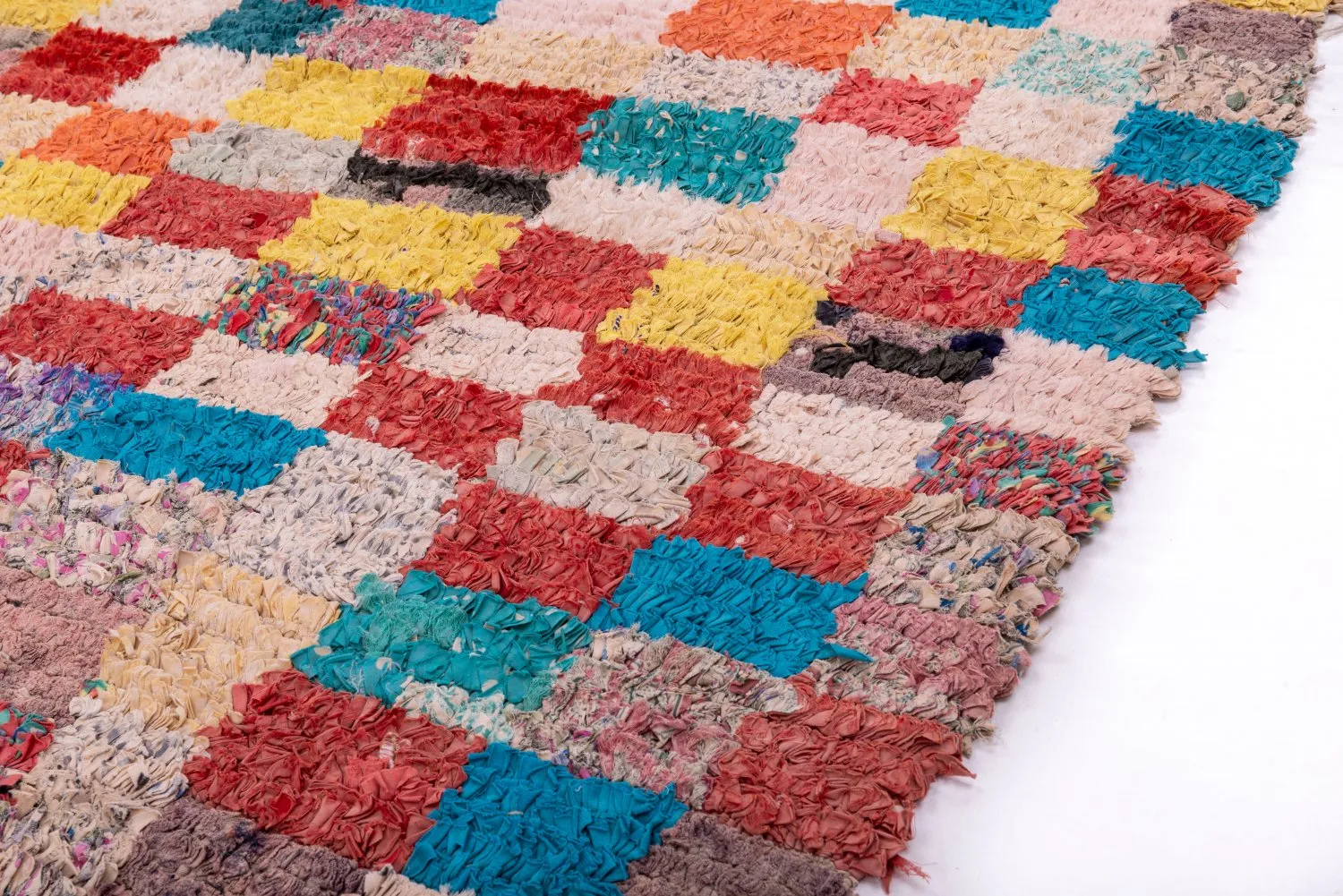 Marokkansk berber tæppe Boucherouite 170 x 120 cm