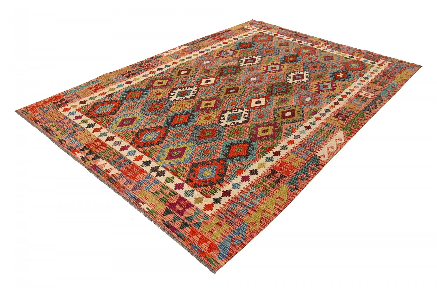 Orientalsk kelimtæppe 298 x 204 cm