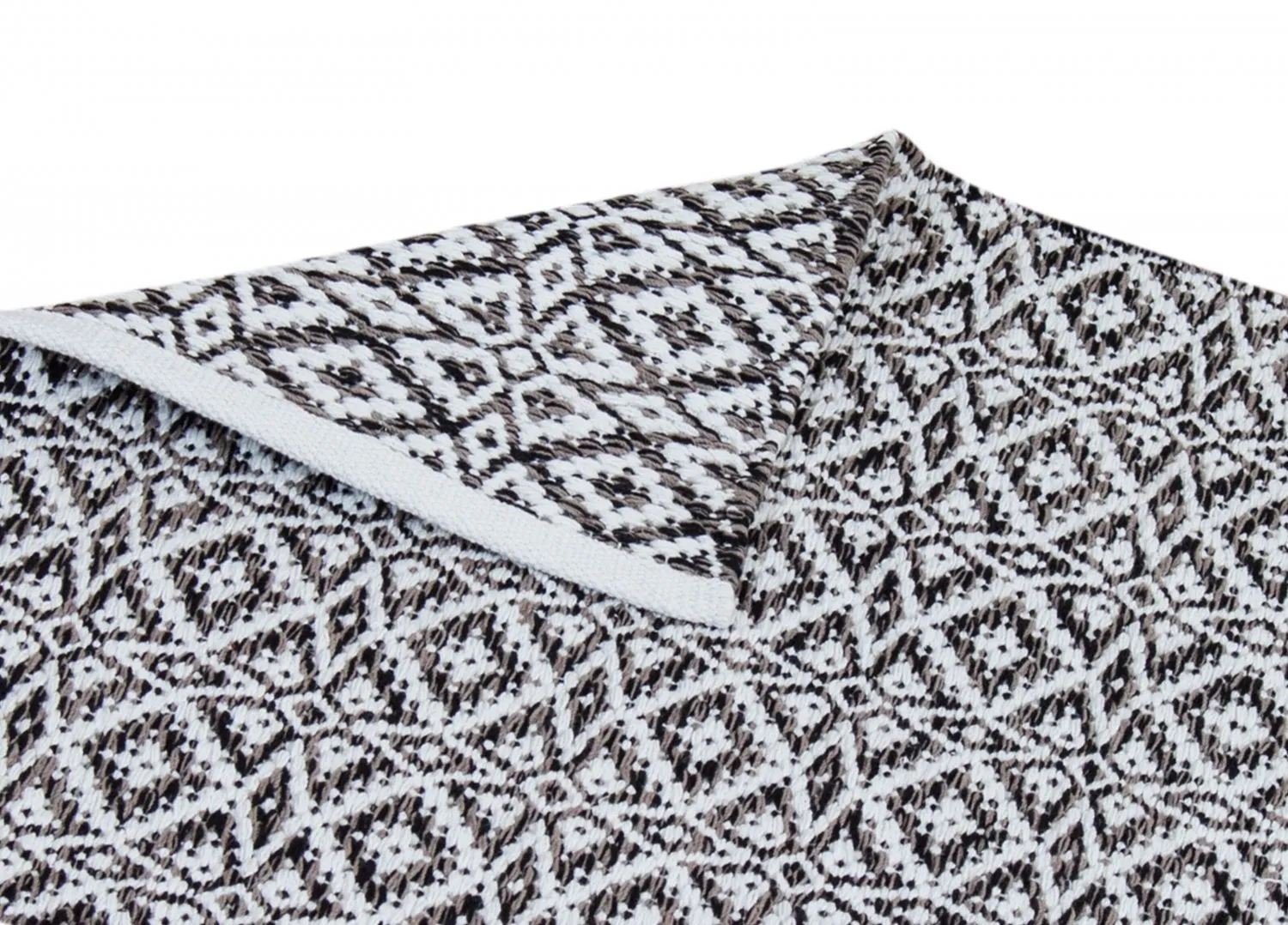 Kludetæppe - Koster (sort)