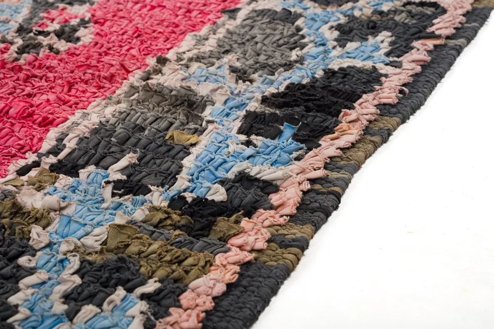 Marokkansk berber tæppe Boucherouite 275 x 130 cm