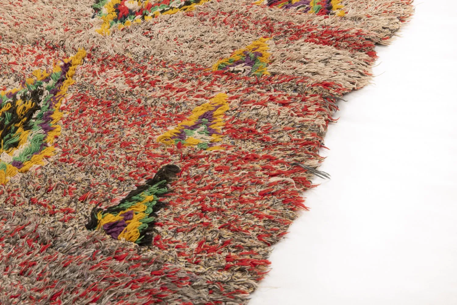 Marokkansk berber tæppe Boucherouite 230 x 80 cm