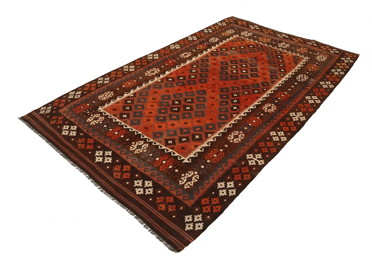 Orientalsk kelimtæppe 279 x 159 cm