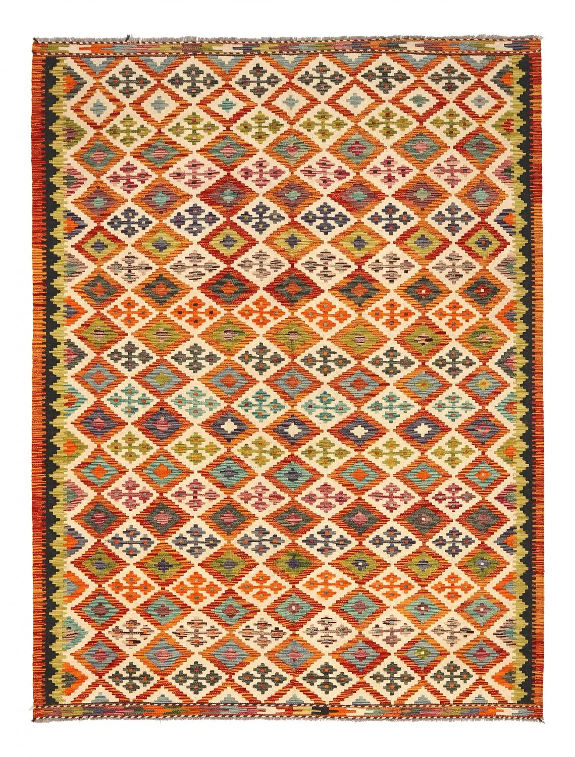 Orientalsk kelimtæppe 229 x 175 cm