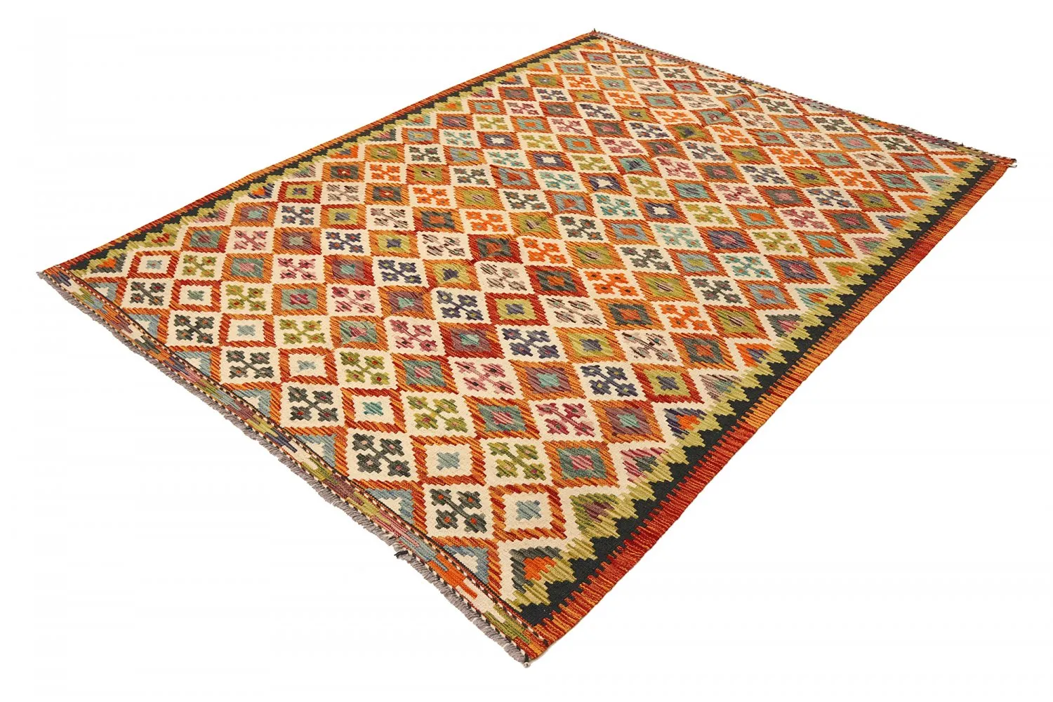 Orientalsk kelimtæppe 229 x 175 cm