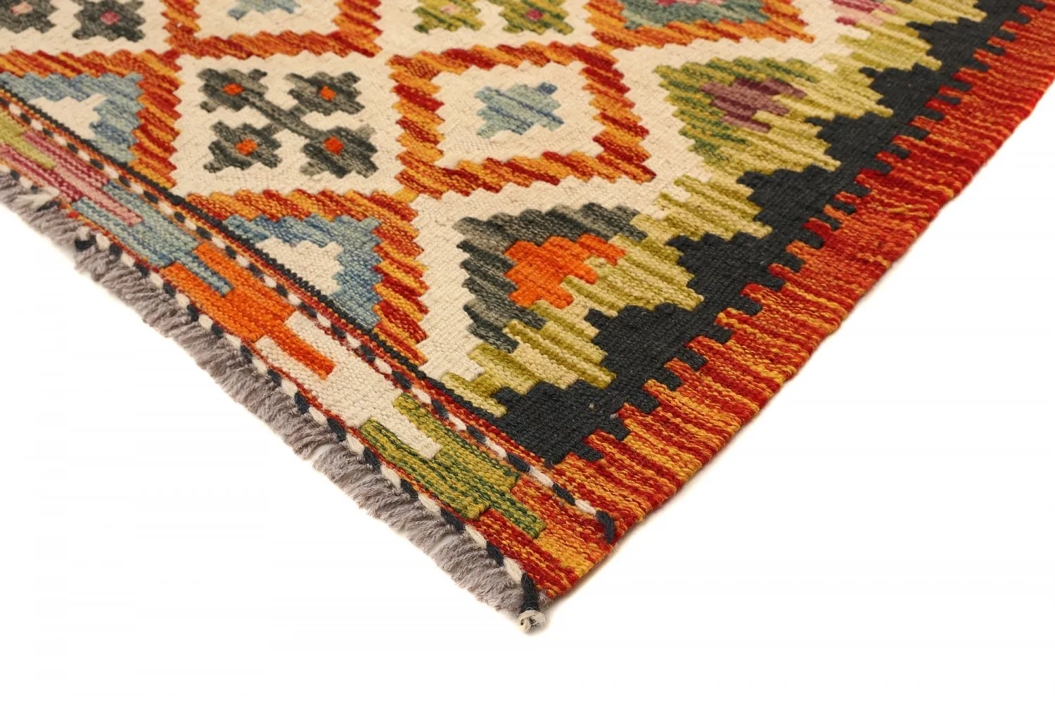 Orientalsk kelimtæppe 229 x 175 cm