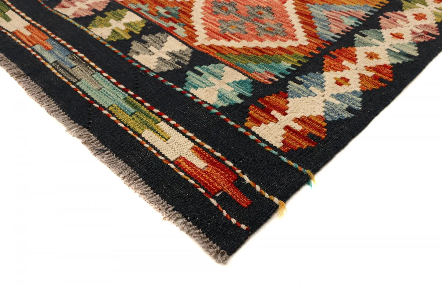 Orientalsk kelimtæppe 246 x 181 cm