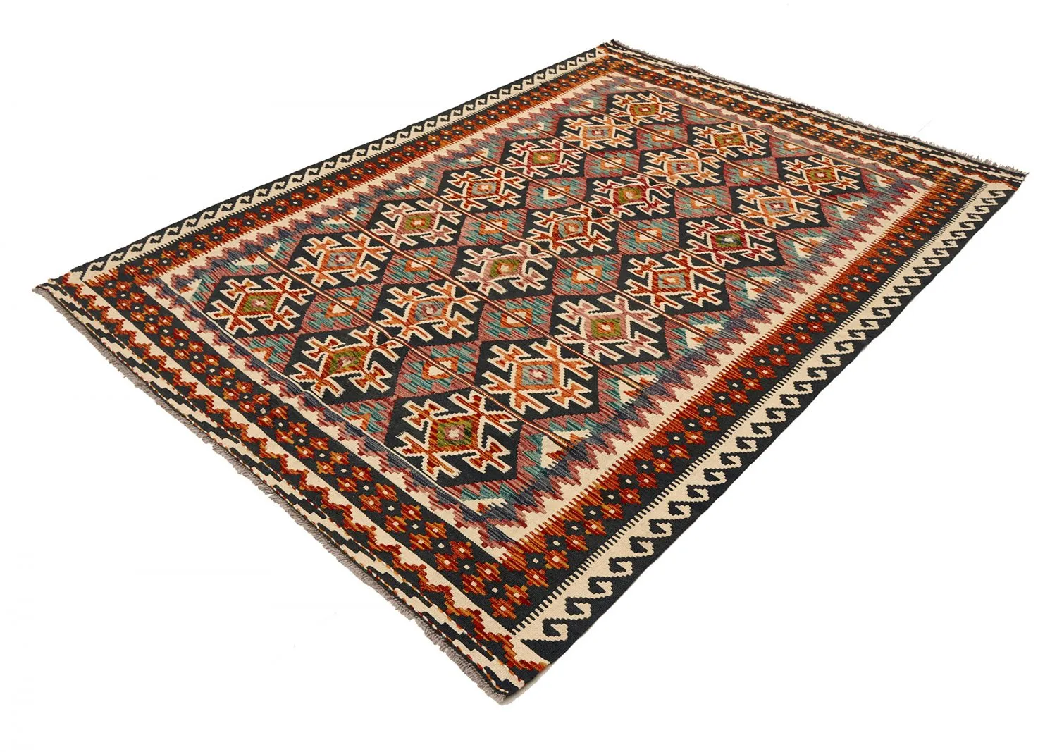 Orientalsk kelimtæppe 244 x 171 cm