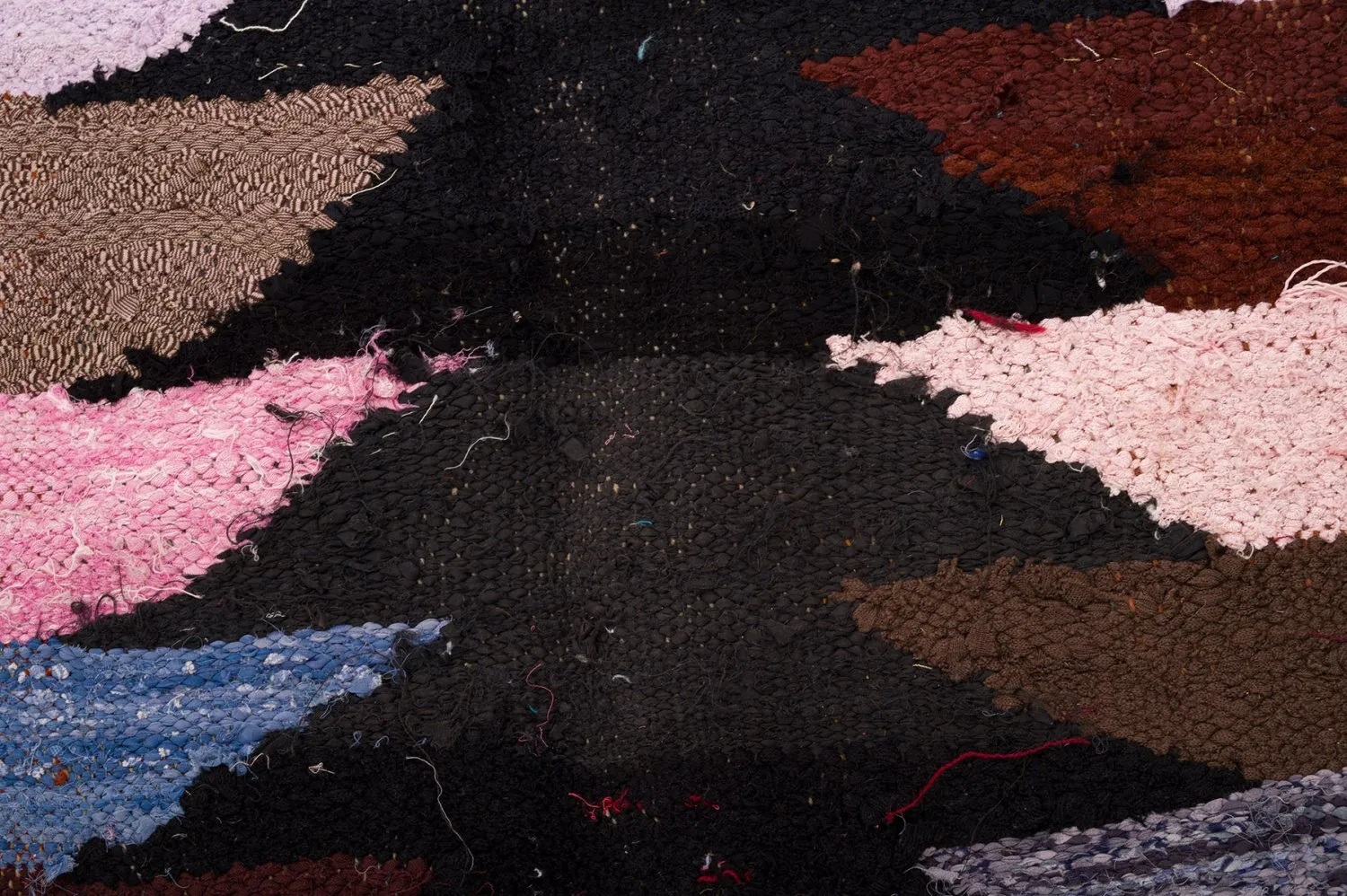 Marokkansk berber tæppe Boucherouite 145 x 275 cm