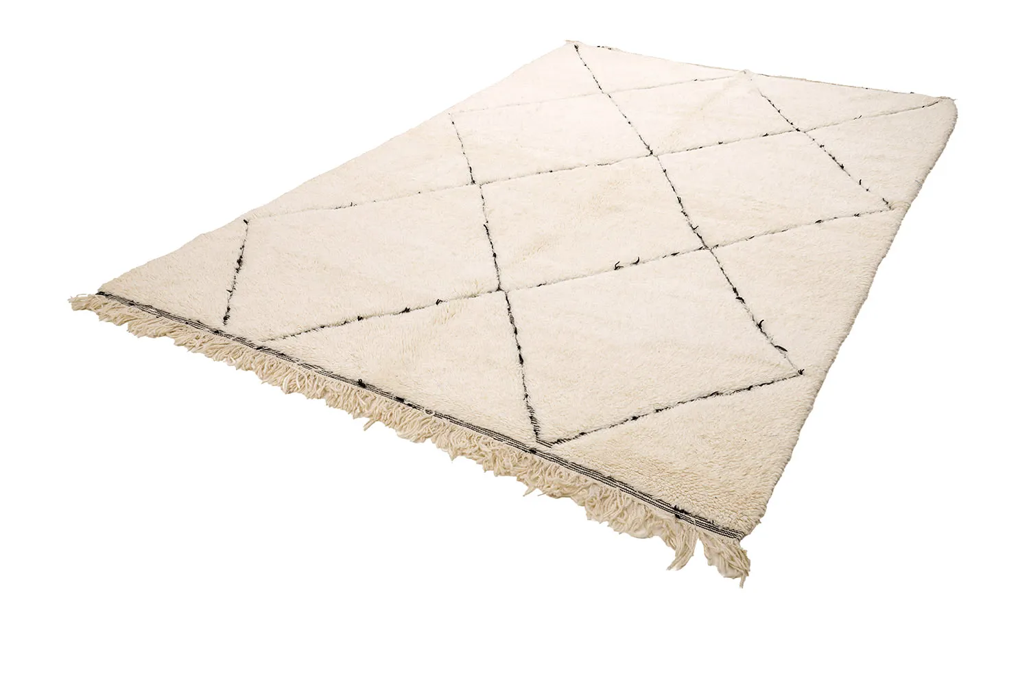 Kelimtæppe Marokkansk berber Beni Ouarain 195 x 305 cm