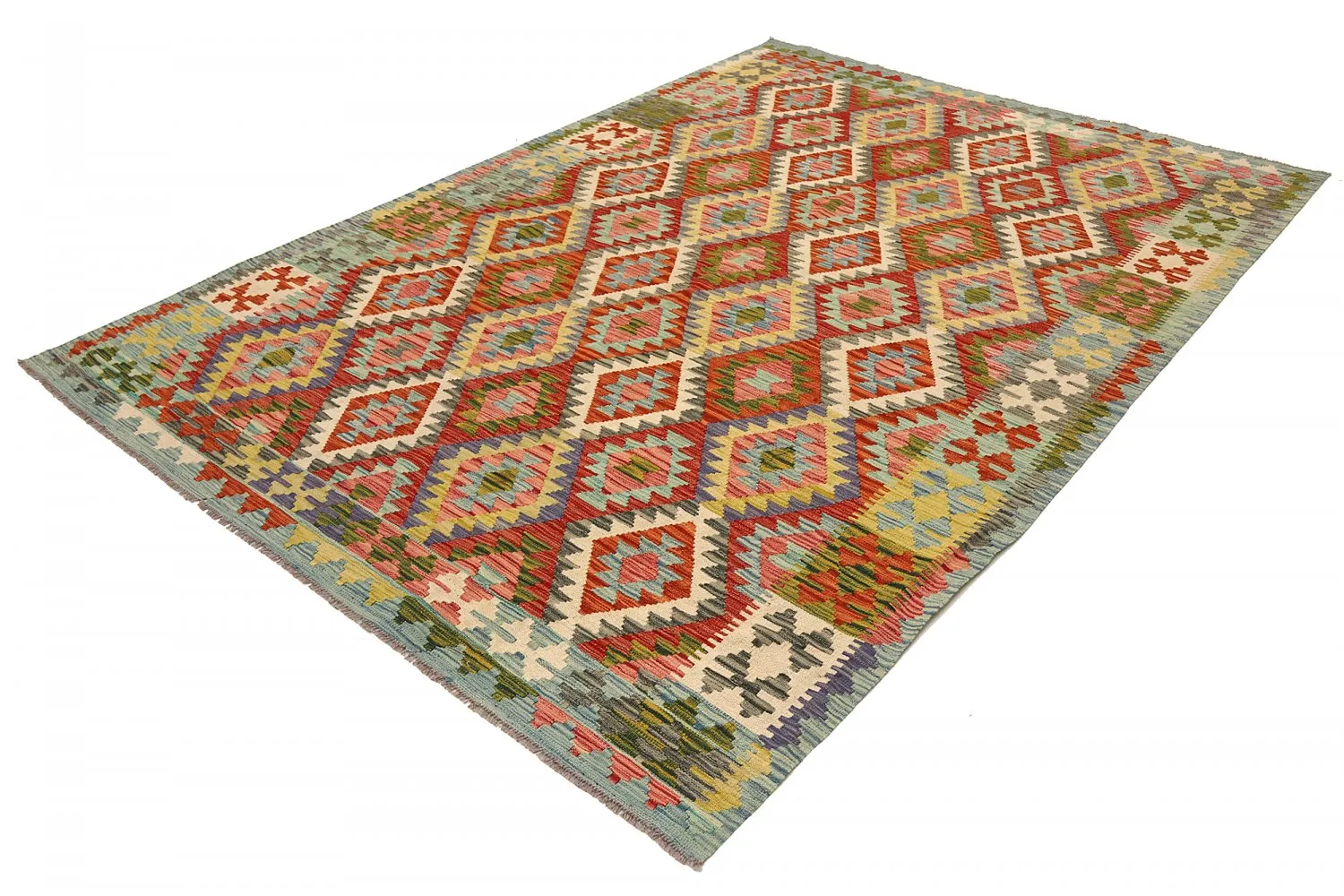 Orientalsk kelimtæppe 299 x 210 cm