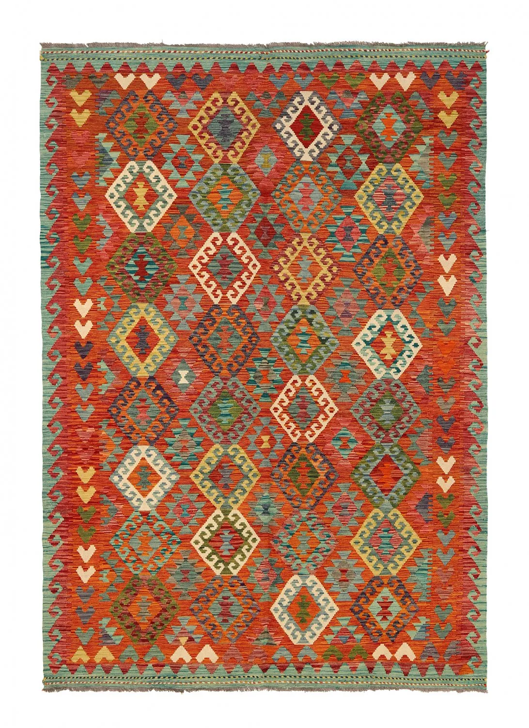 Orientalsk kelimtæppe 299 x 209 cm