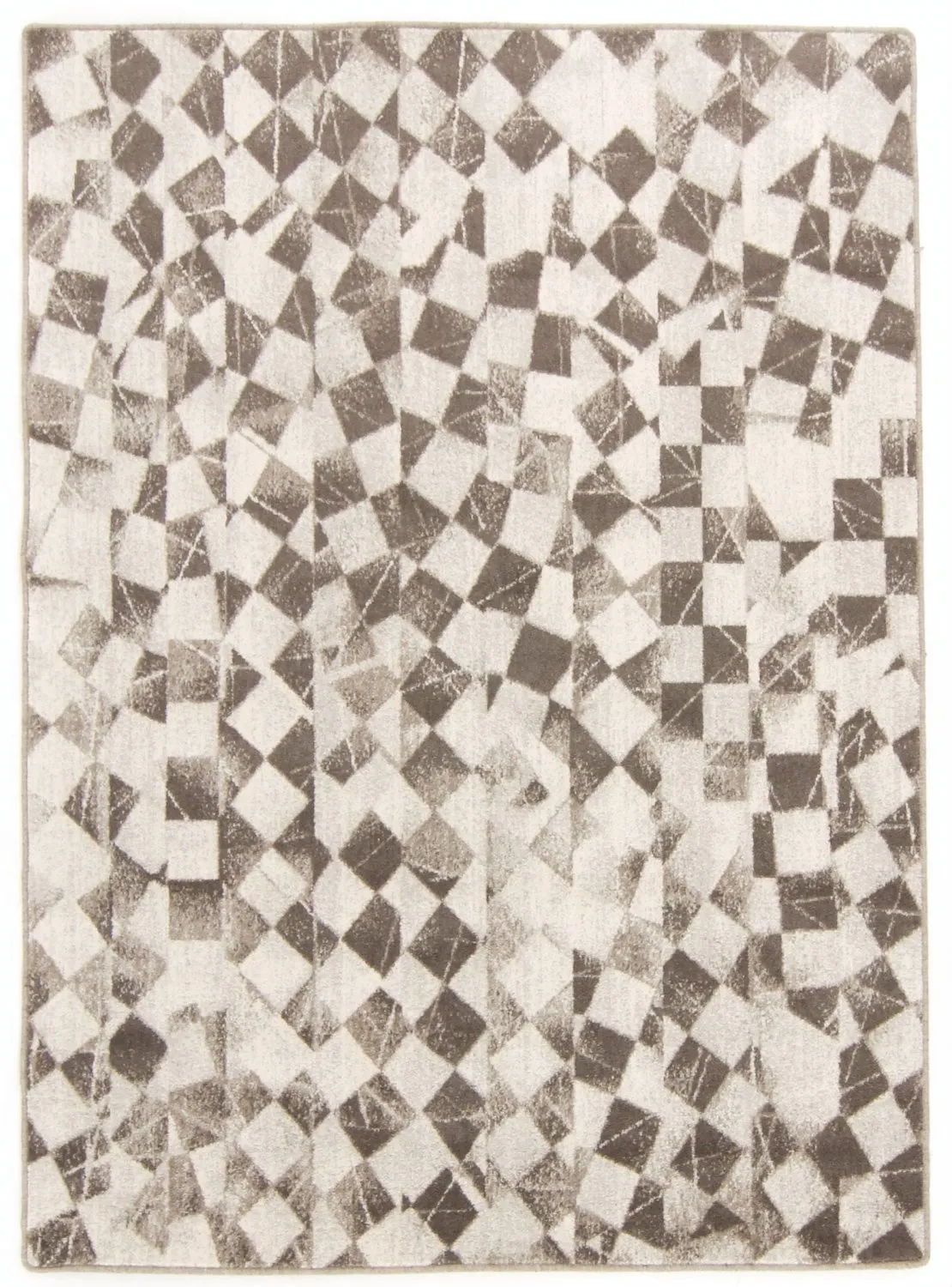 Uldtæppe - Kallatis (sort/hvid)