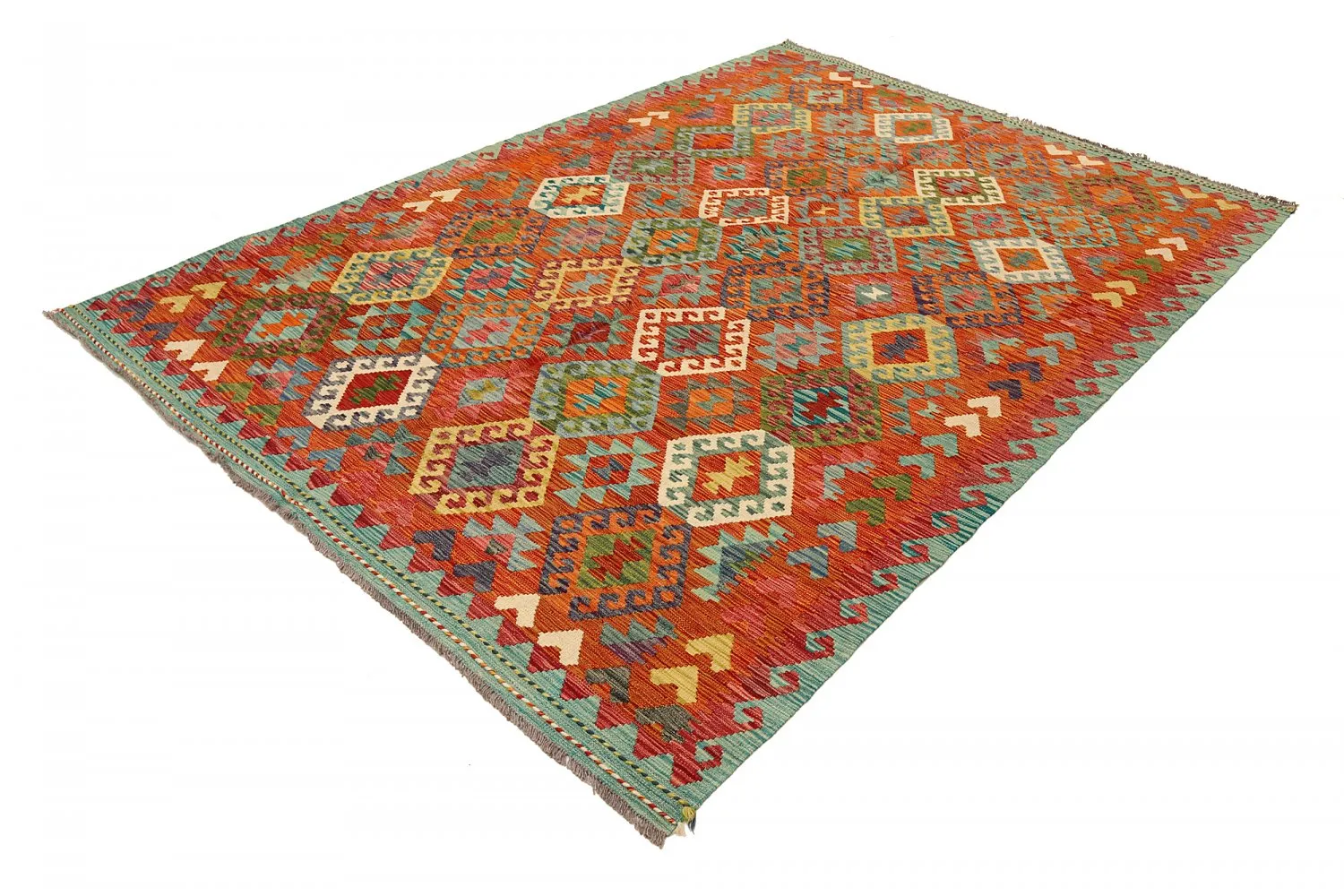 Orientalsk kelimtæppe 299 x 209 cm