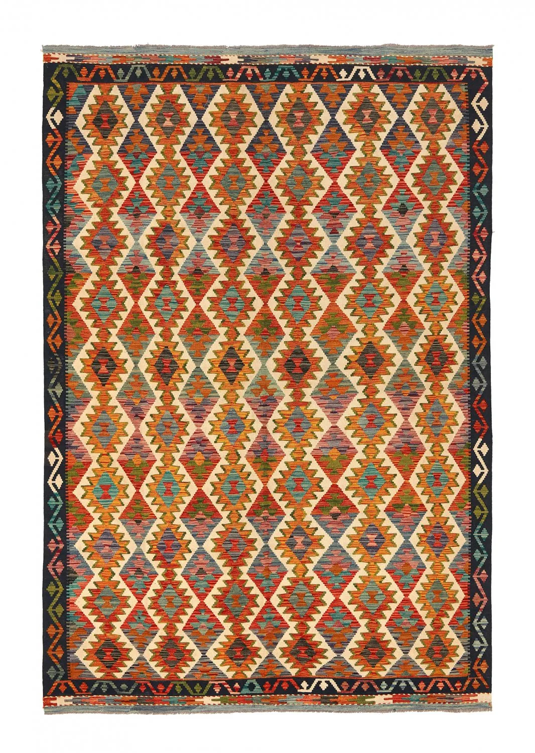 Orientalsk kelimtæppe 291 x 196 cm