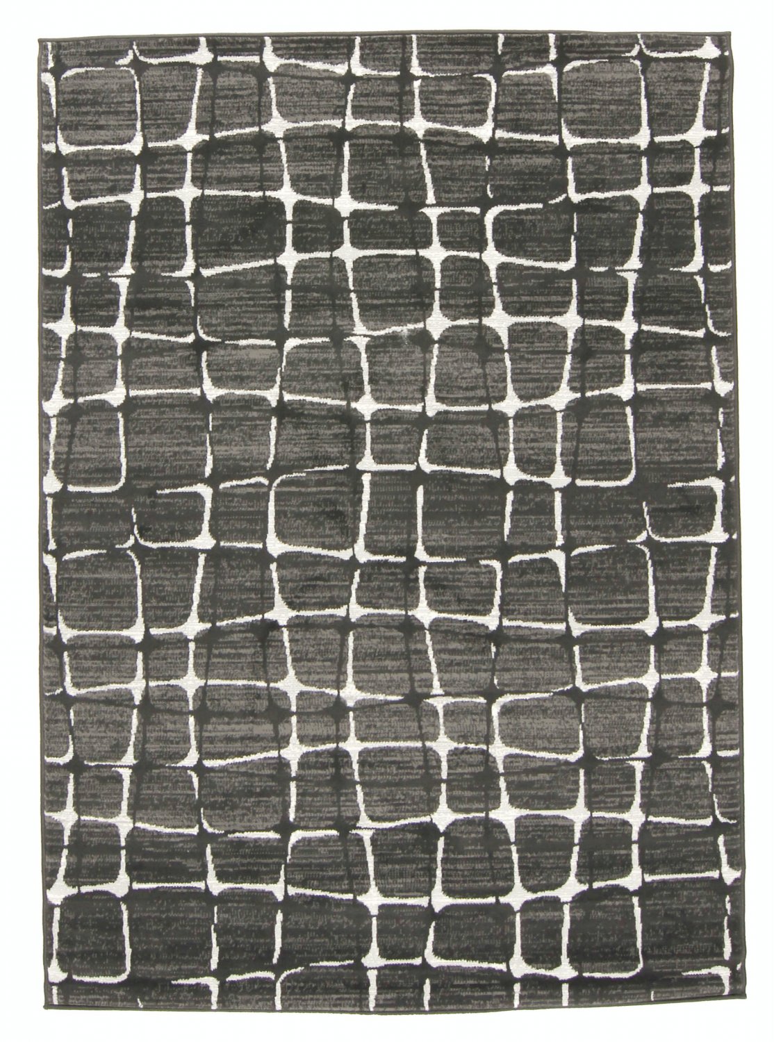 Wilton-tæppe - Florence Cross (grå)