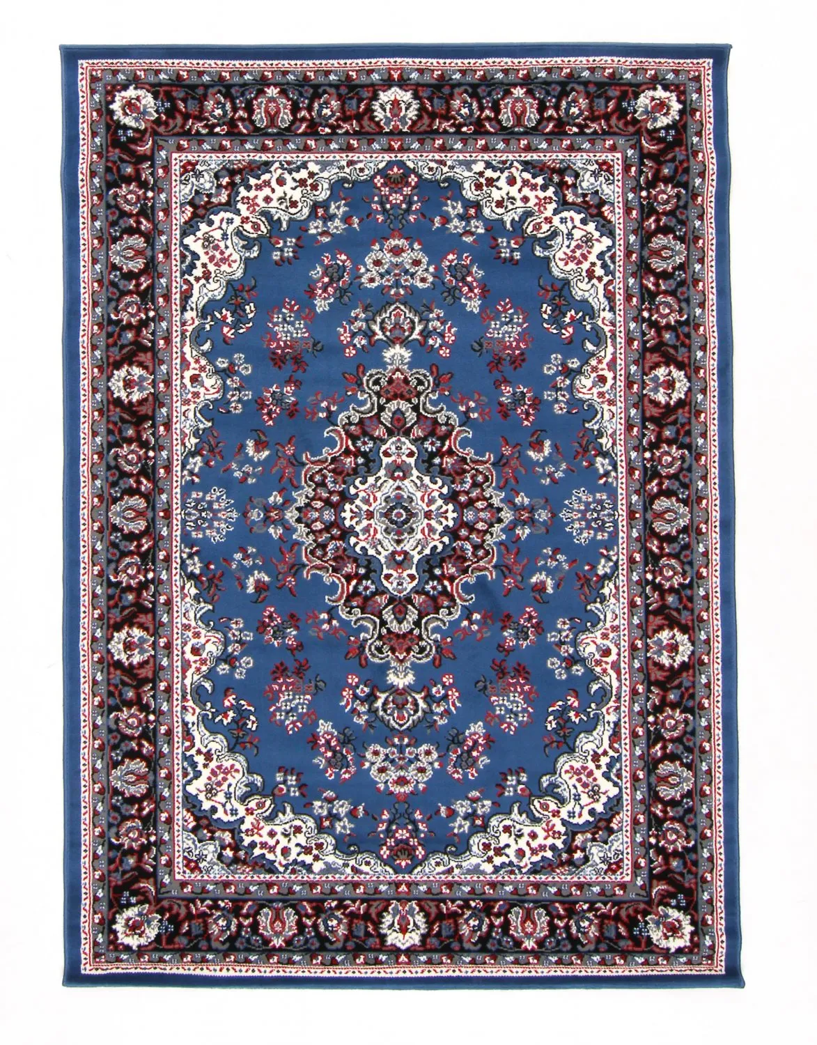 Wilton-tæppe - Peking (blå)