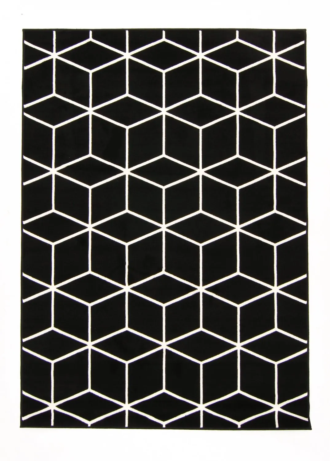 Wilton-tæppe - Florence Square (sort)