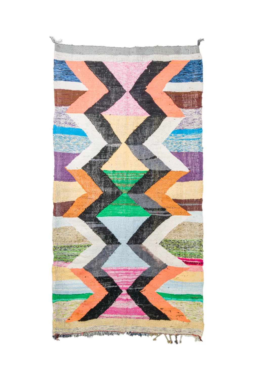 Marokkansk berber tæppe Boucherouite 155 x 295 cm