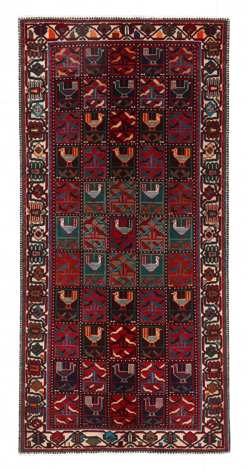 Orientalsk tæppe Hamedan 297 x 145 cm