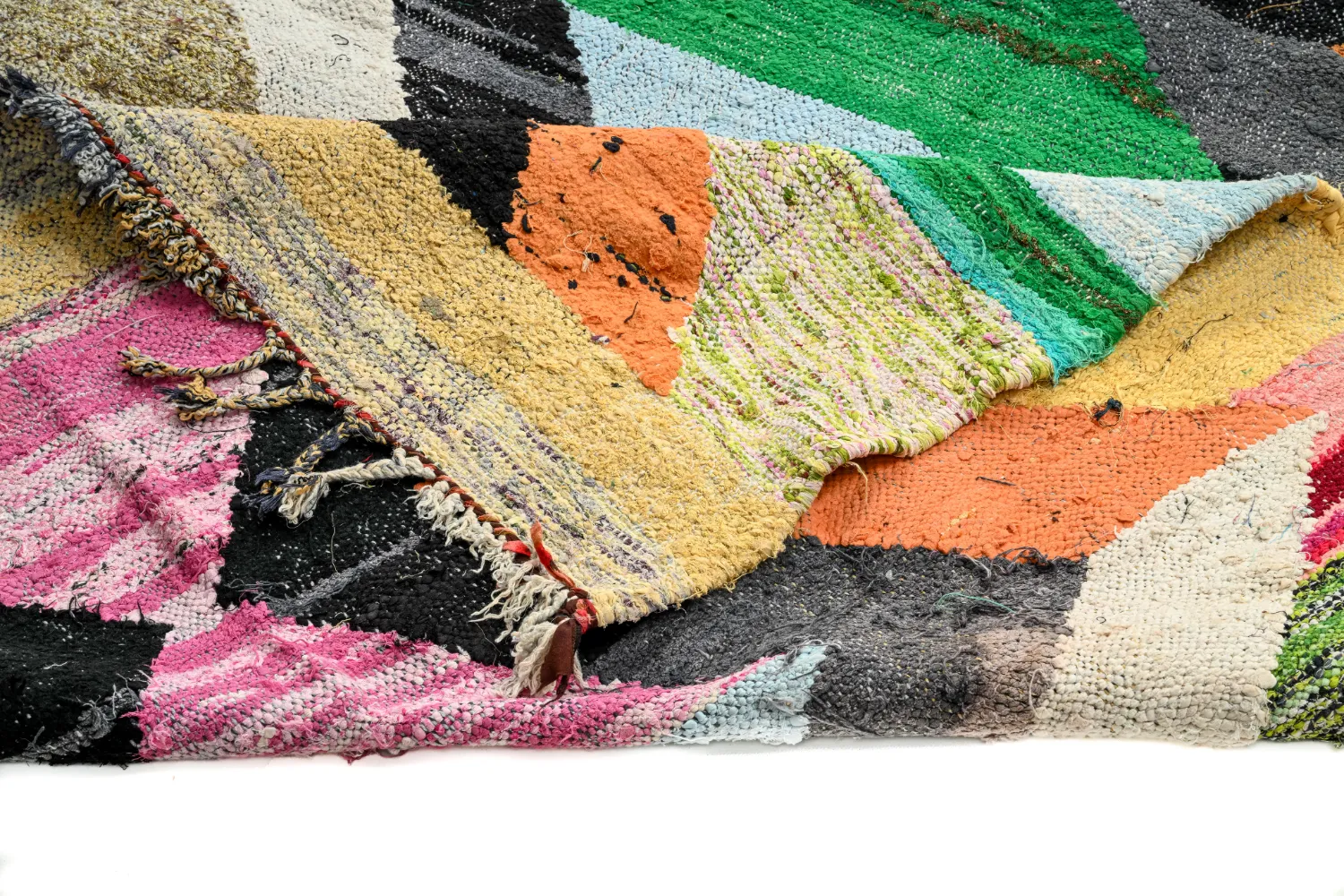 Marokkansk berber tæppe Boucherouite 155 x 295 cm