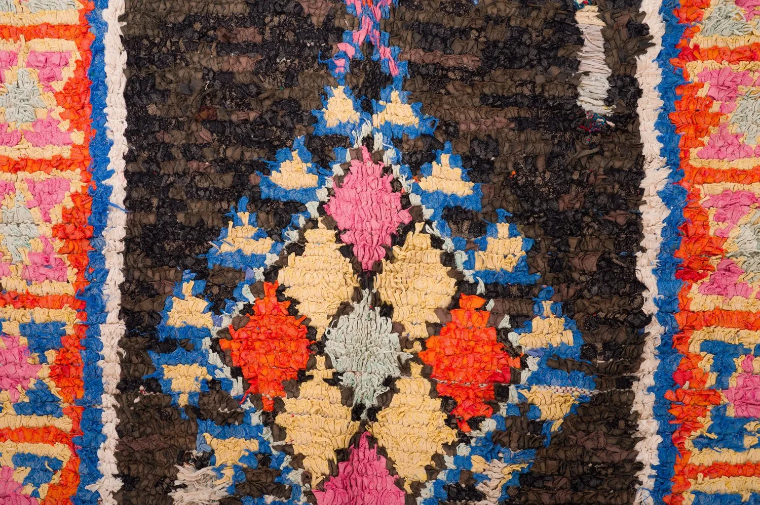 Marokkansk berber tæppe Boucherouite 160 x 310 cm