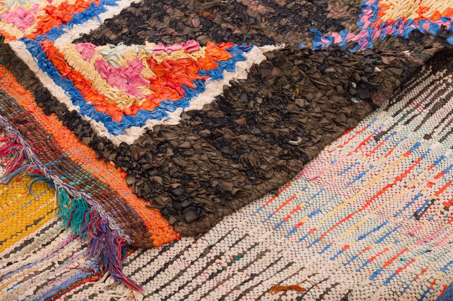 Marokkansk berber tæppe Boucherouite 160 x 310 cm