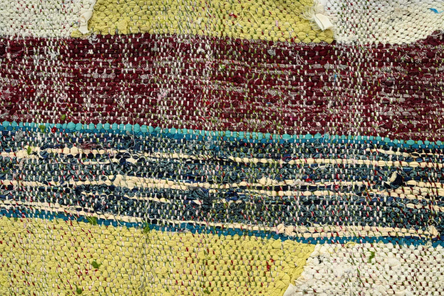 Marokkansk berber tæppe Boucherouite 130 x 245 cm