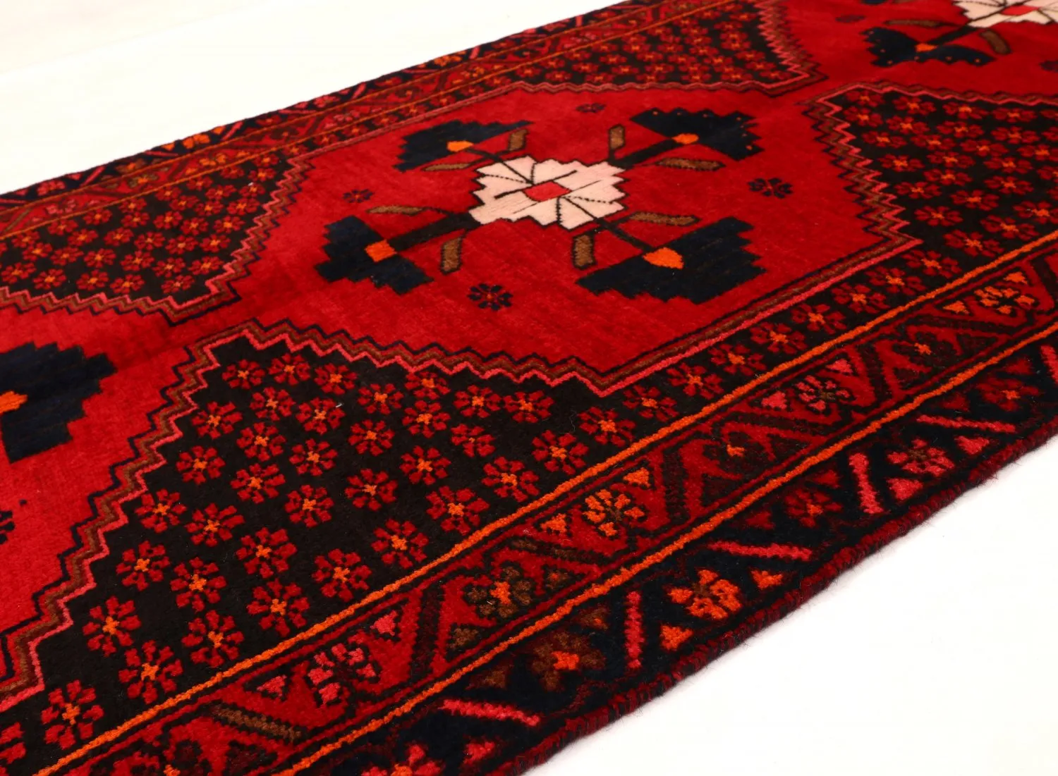 Orientalsk tæppe Hamedan 291 x 101 cm