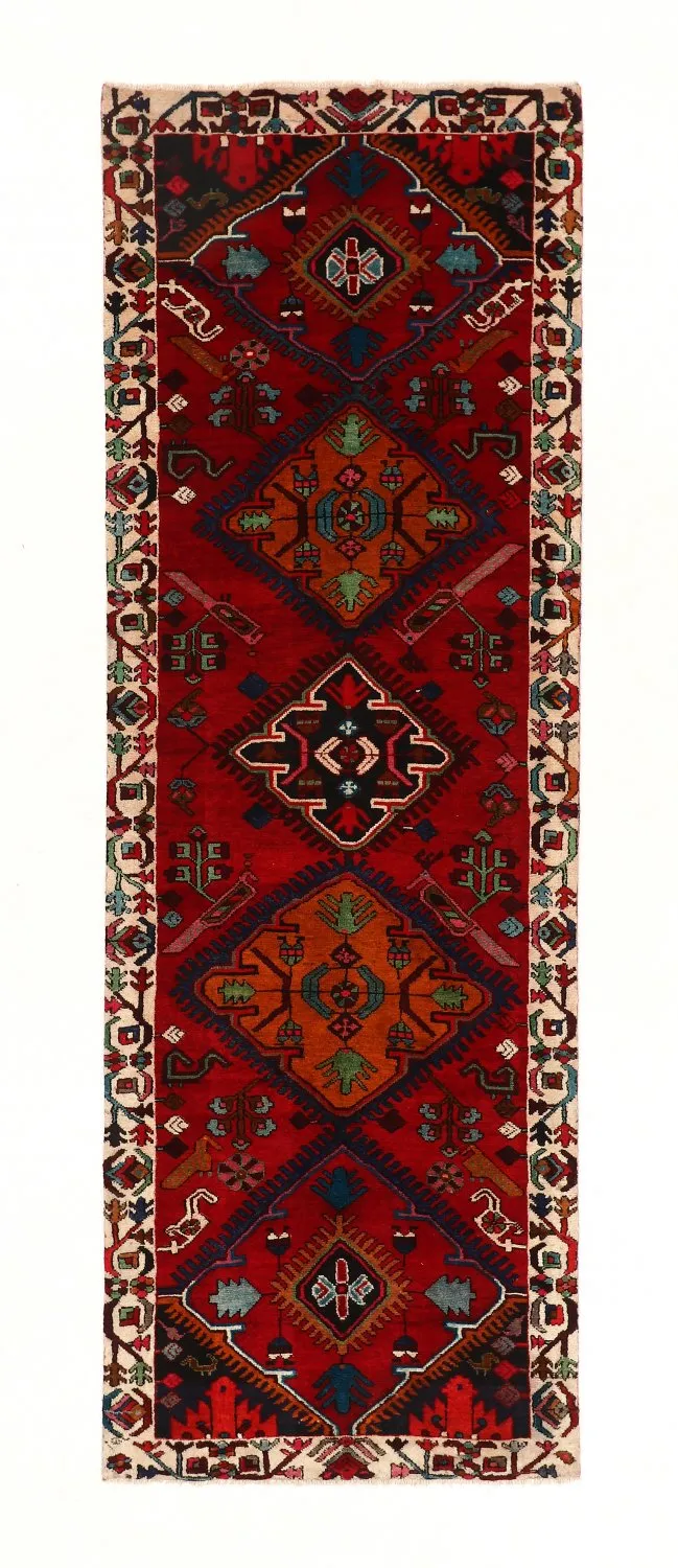 Orientalsk tæppe Hamedan 307 x 104 cm