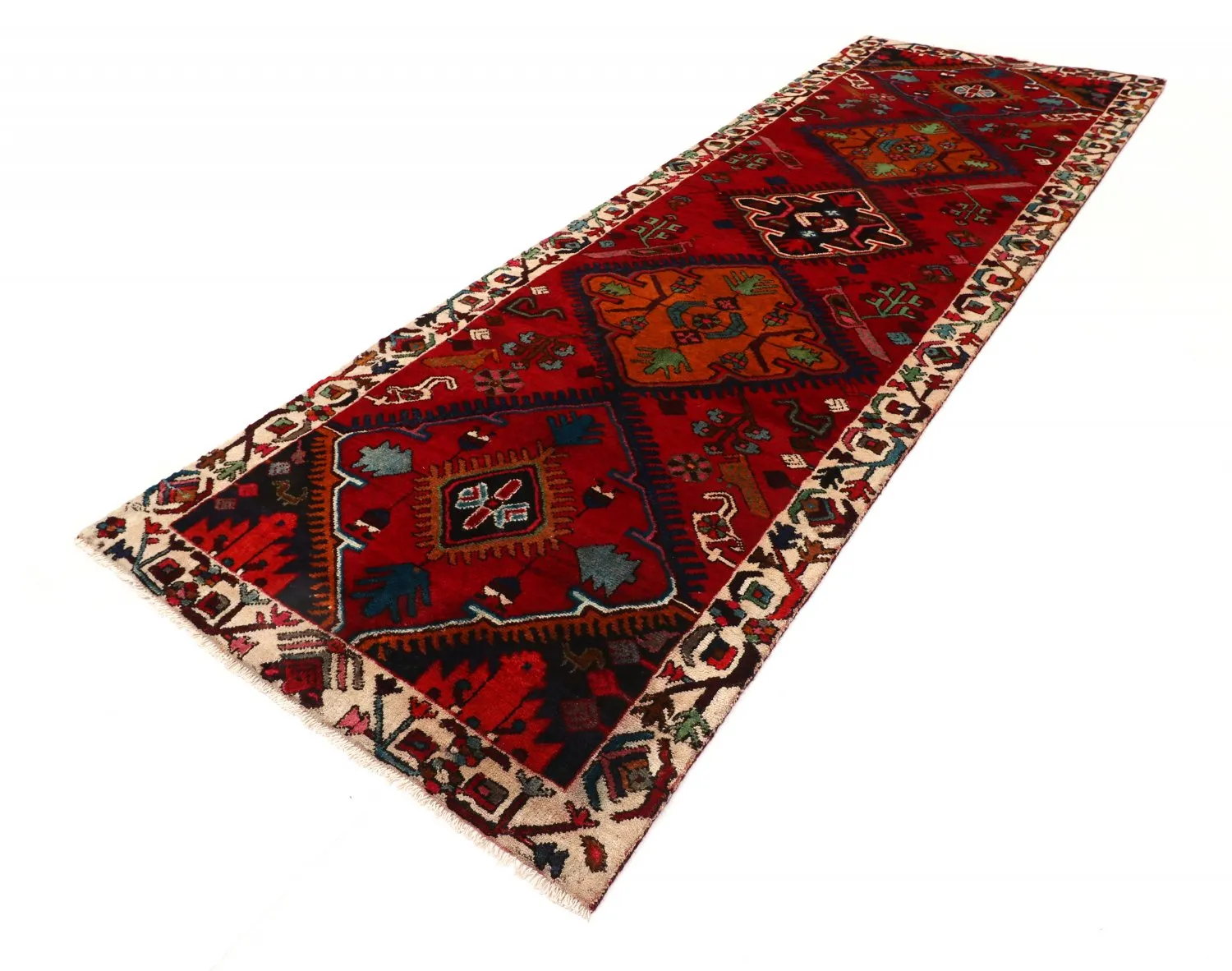 Orientalsk tæppe Hamedan 307 x 104 cm